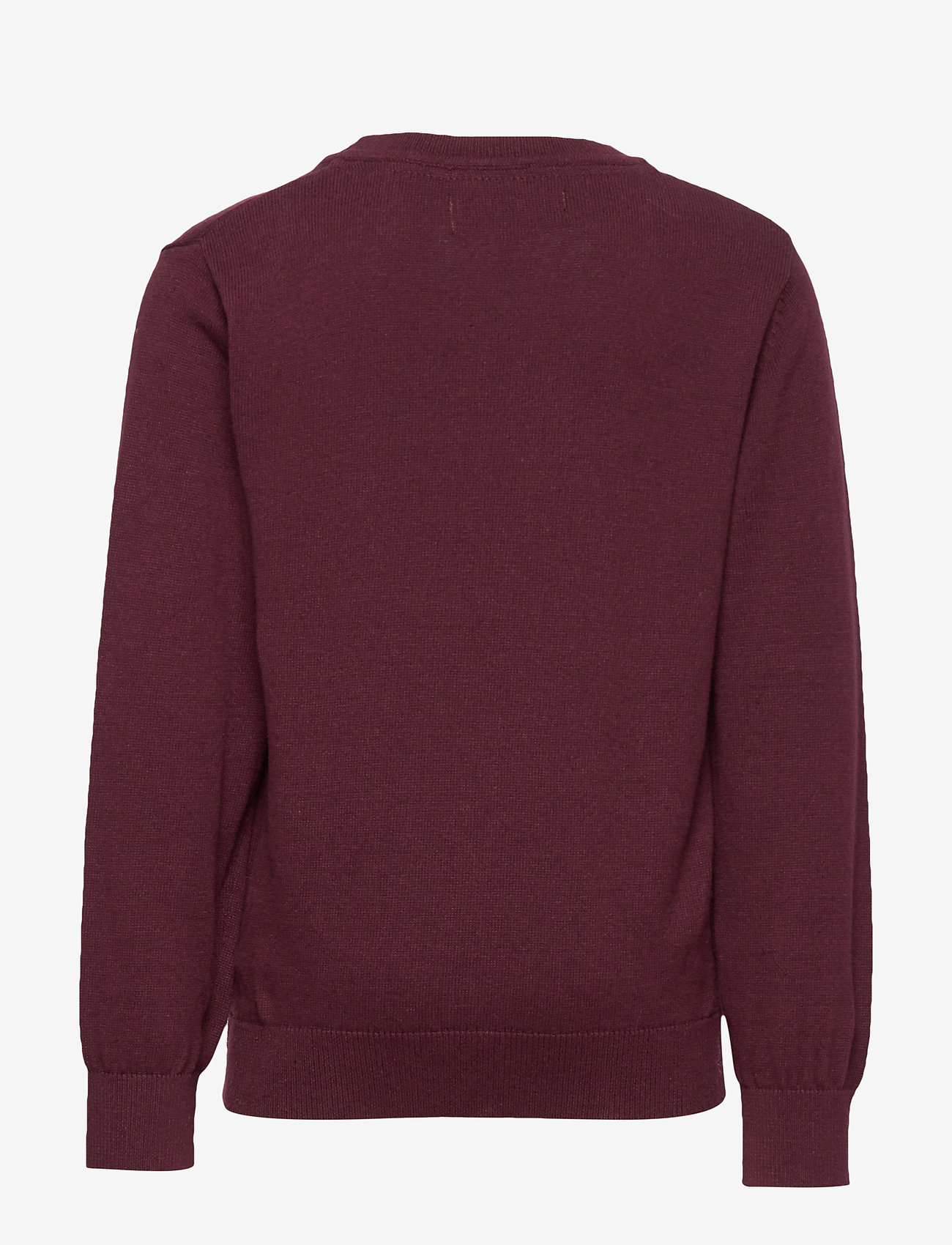 Lyle & Scott Junior - Block Logo Knitted Jumper 12GG - winetasting - 1