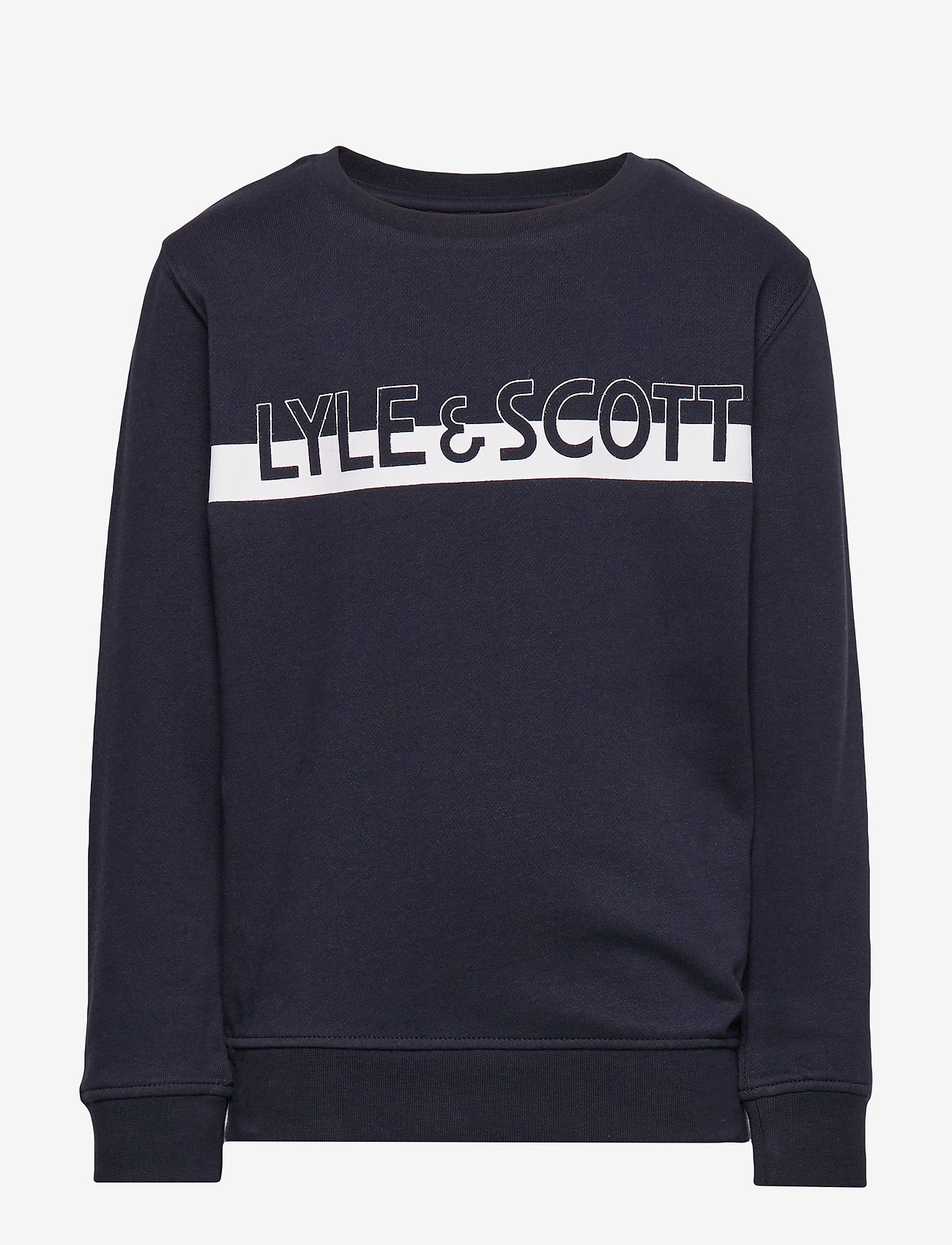 Lyle & Scott Junior - Block Logo Crew BB - navy blazer - 0