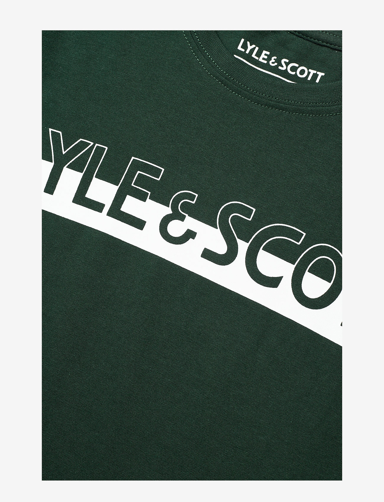 Lyle & Scott Junior - Block Logo T-Shirt - pine grove - 2