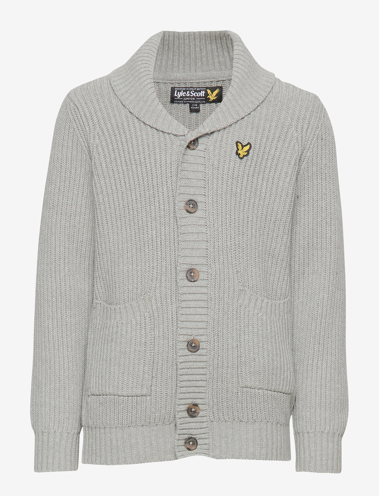 Lyle & Scott Junior - Shawl Collar Cardigan 7GG - vintage grey heather - 0