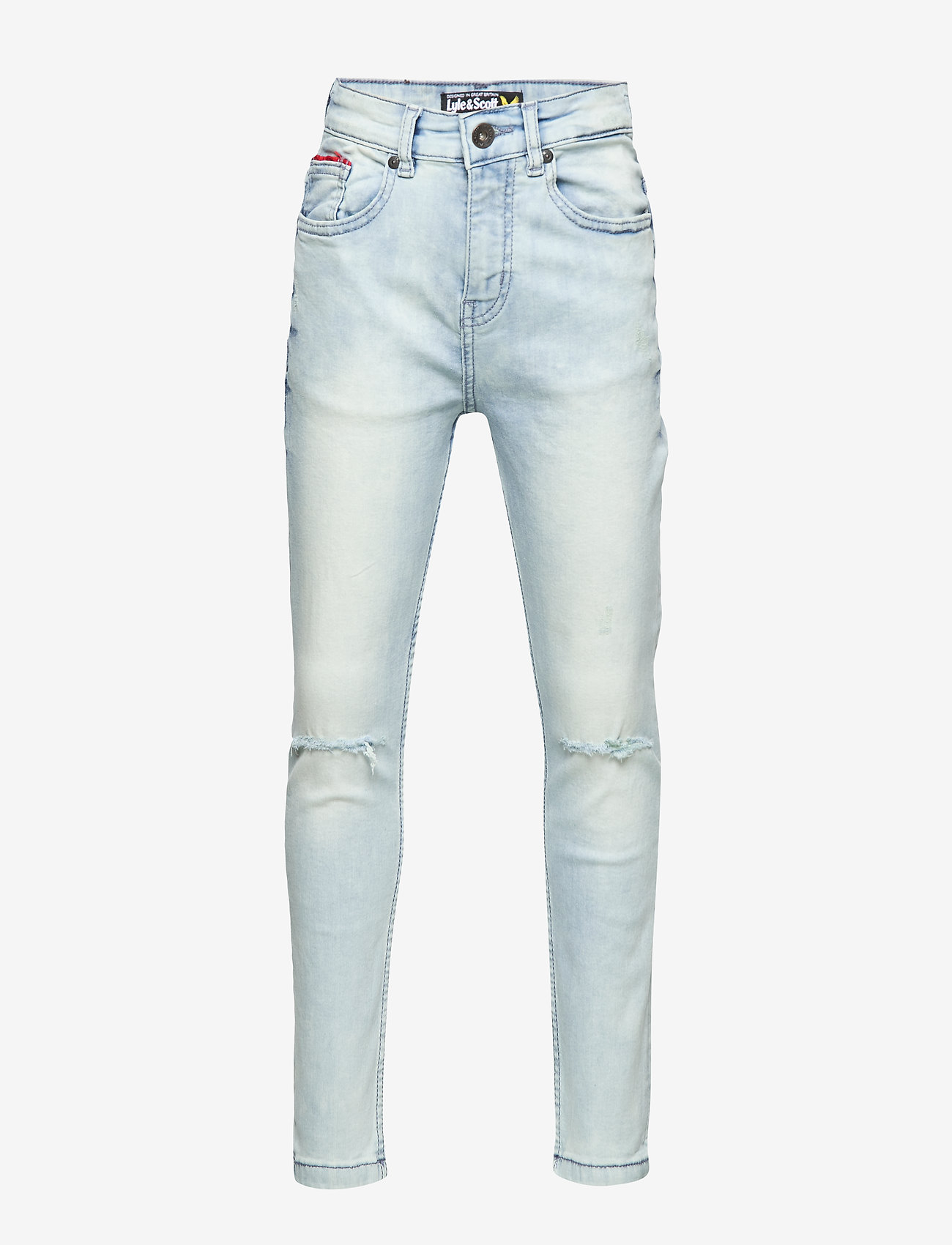 Lyle & Scott Junior - Dark Wash Denim Jeans - acid blue wash - 0