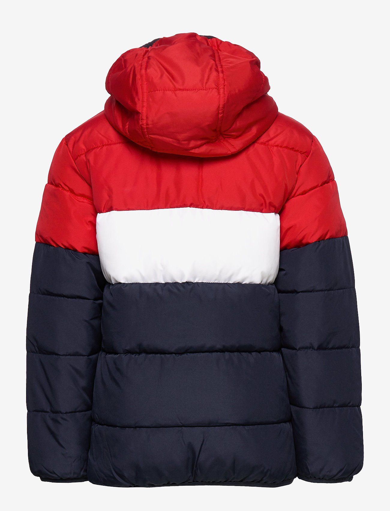 Lyle & Scott Junior - Colour Block Puffa Jacket - navy blazer - 2