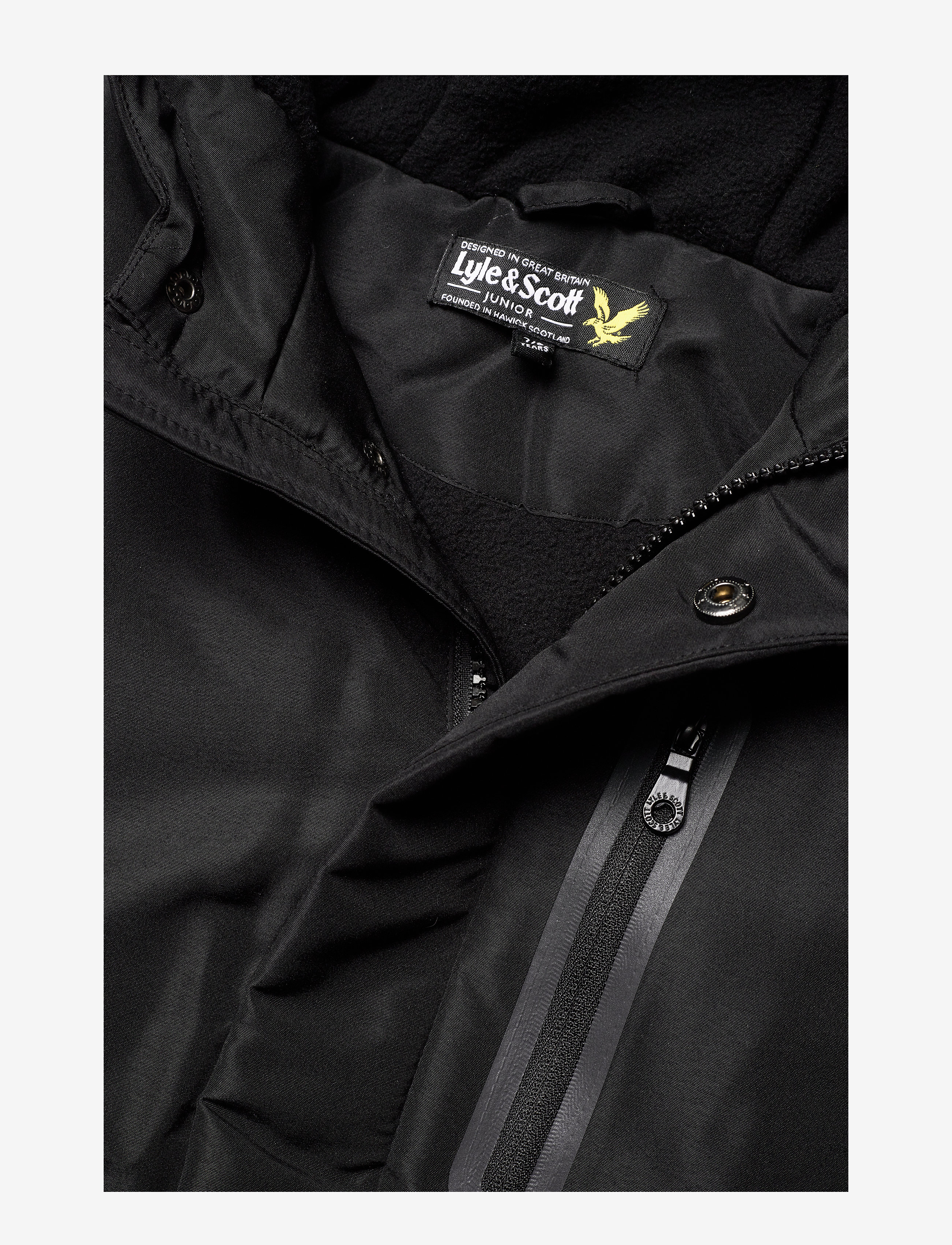 Lyle & Scott Junior - Reflective Tape Parka - black - 3
