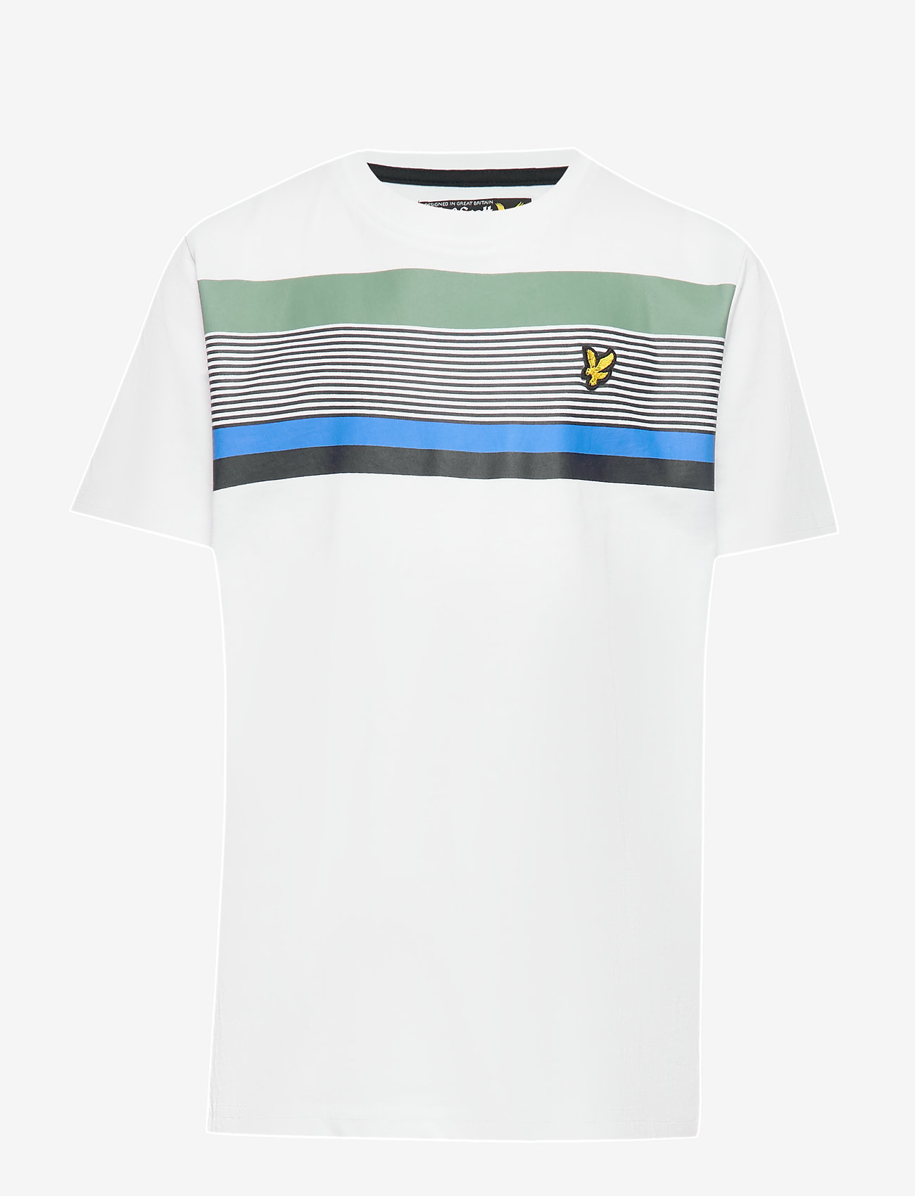 Lyle & Scott Junior - Centre Stripe T-Shirt Bright White - bright white - 0