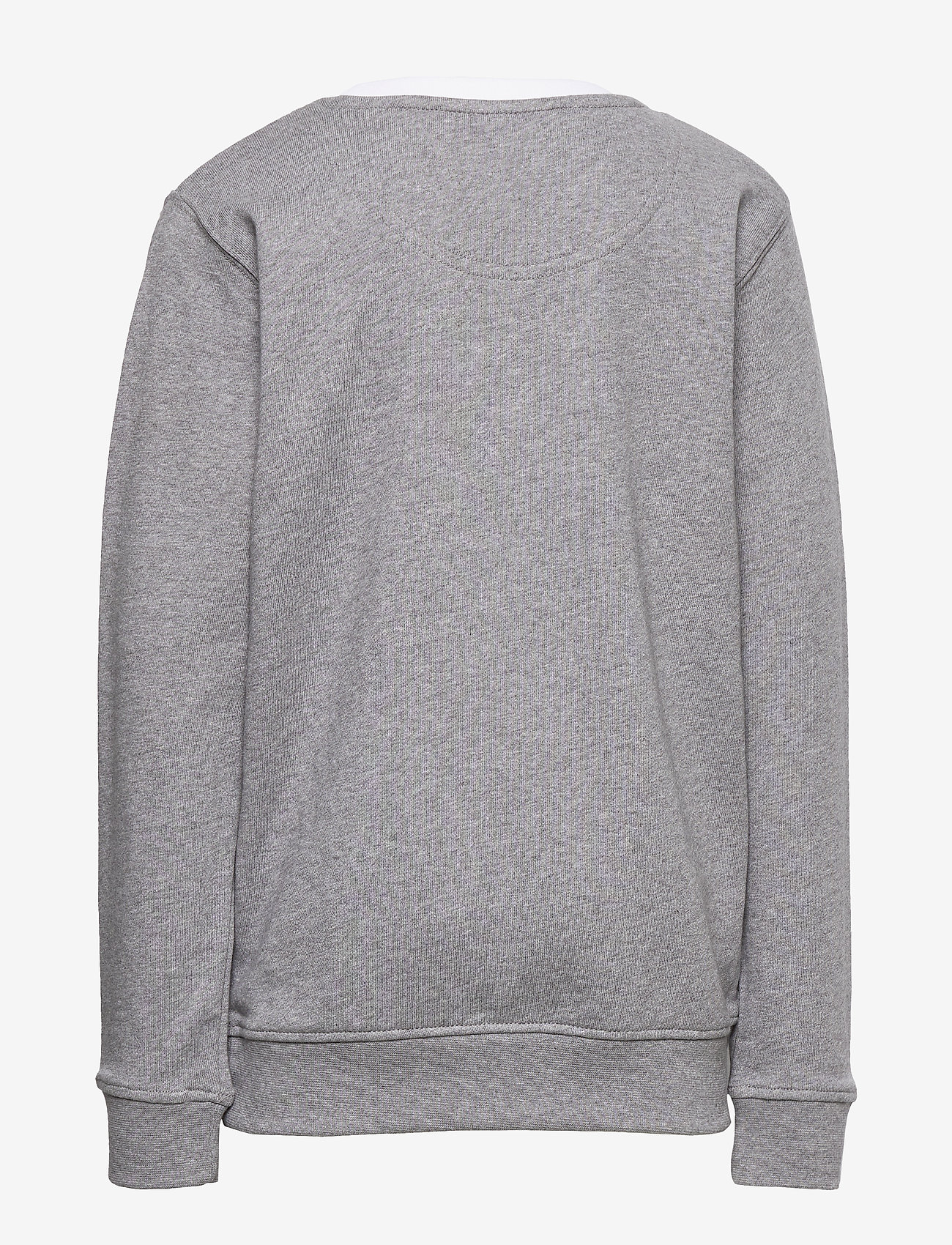 Lyle & Scott Junior - Yoke Stripe Crew Sweatshirt Vintage Grey Heather - vintage grey heather - 1