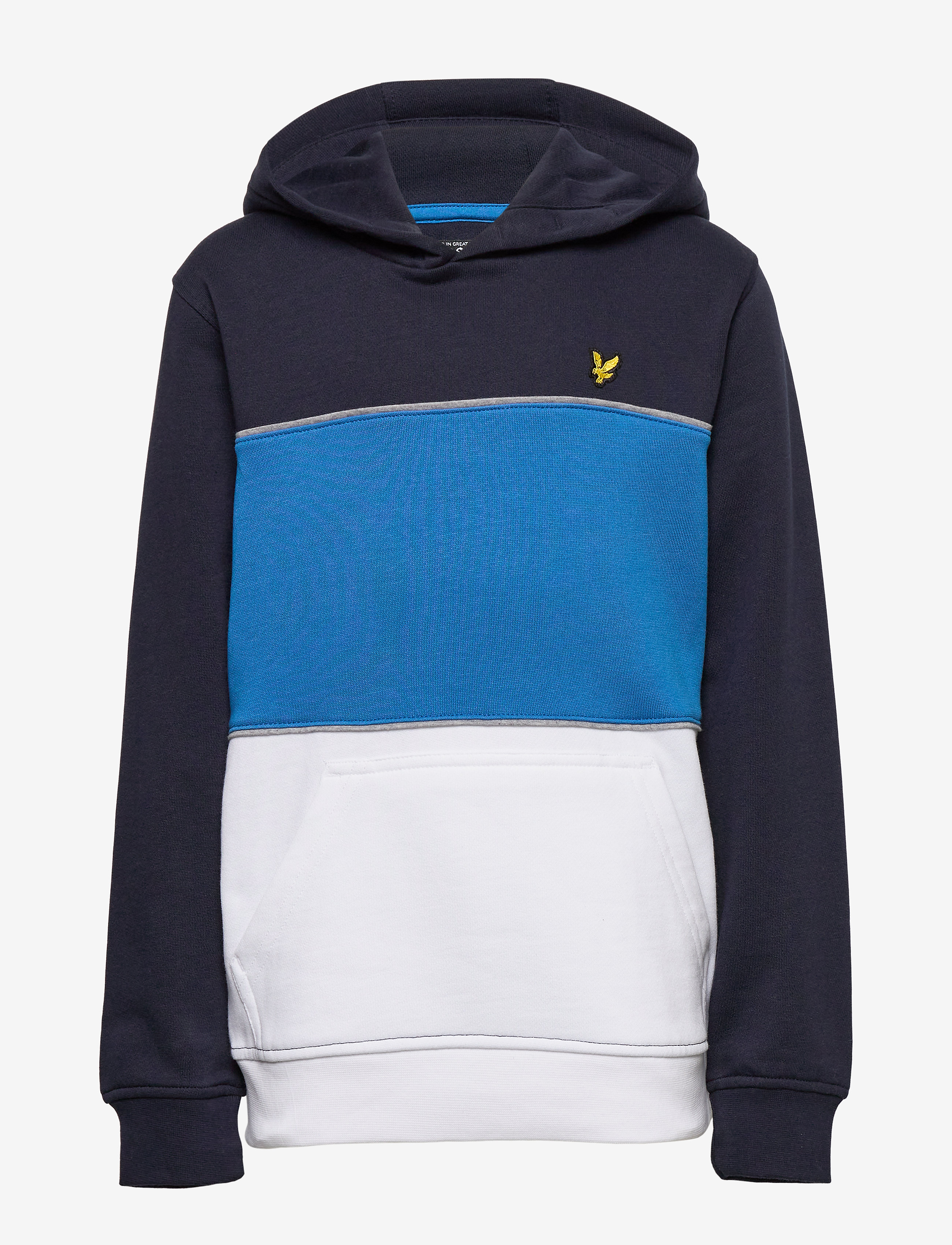 Lyle & Scott Junior - Wide Multi Stripe BB OTH Hoodie Orion Blue - navy blazer - 0