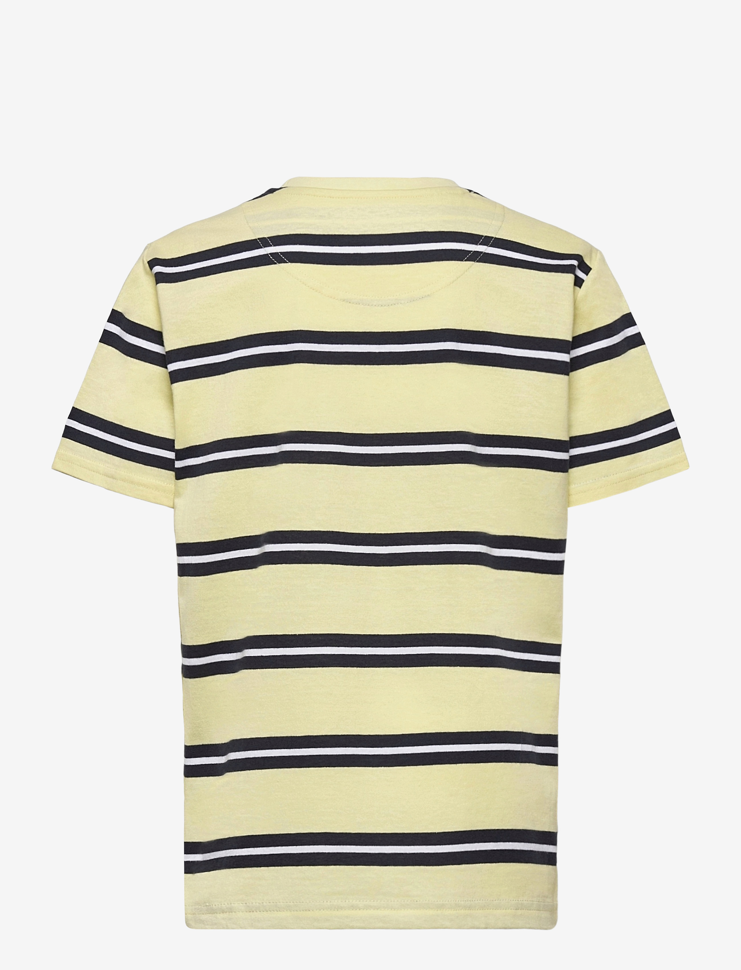 Lyle & Scott Junior - Wide Double Stripe T-Shirt Navy Blazer - french vanilla - 1
