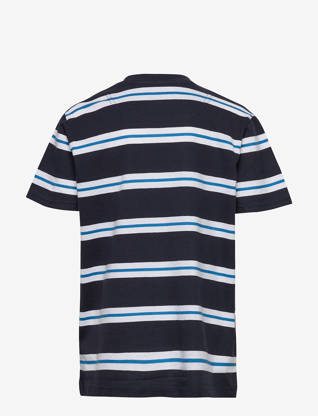 Lyle & Scott Junior - Wide Double Stripe T-Shirt Navy Blazer - navy blazer - 1