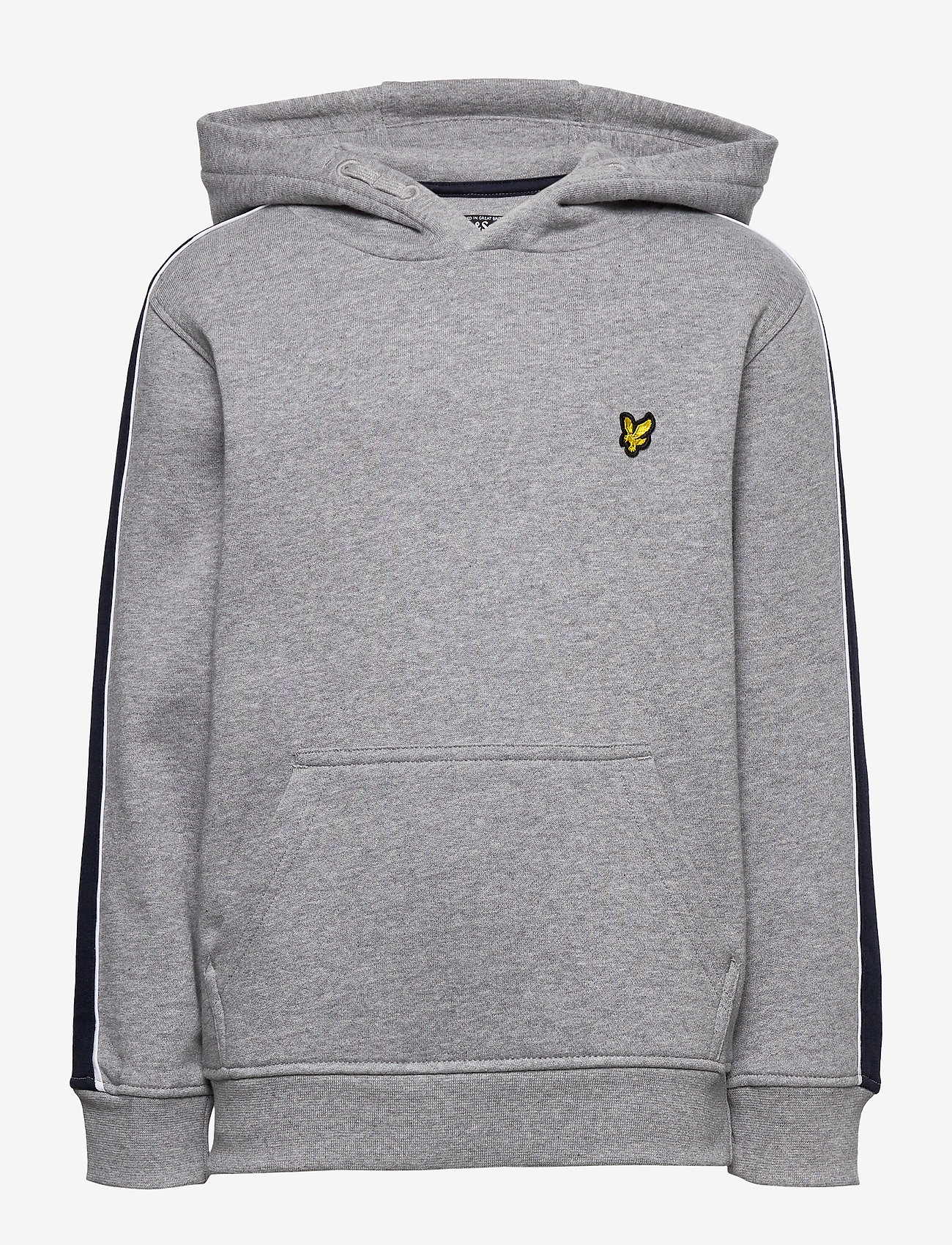 Lyle & Scott Junior - Side Panel OTH Hoodie Navy Blazer - vintage grey heather - 0