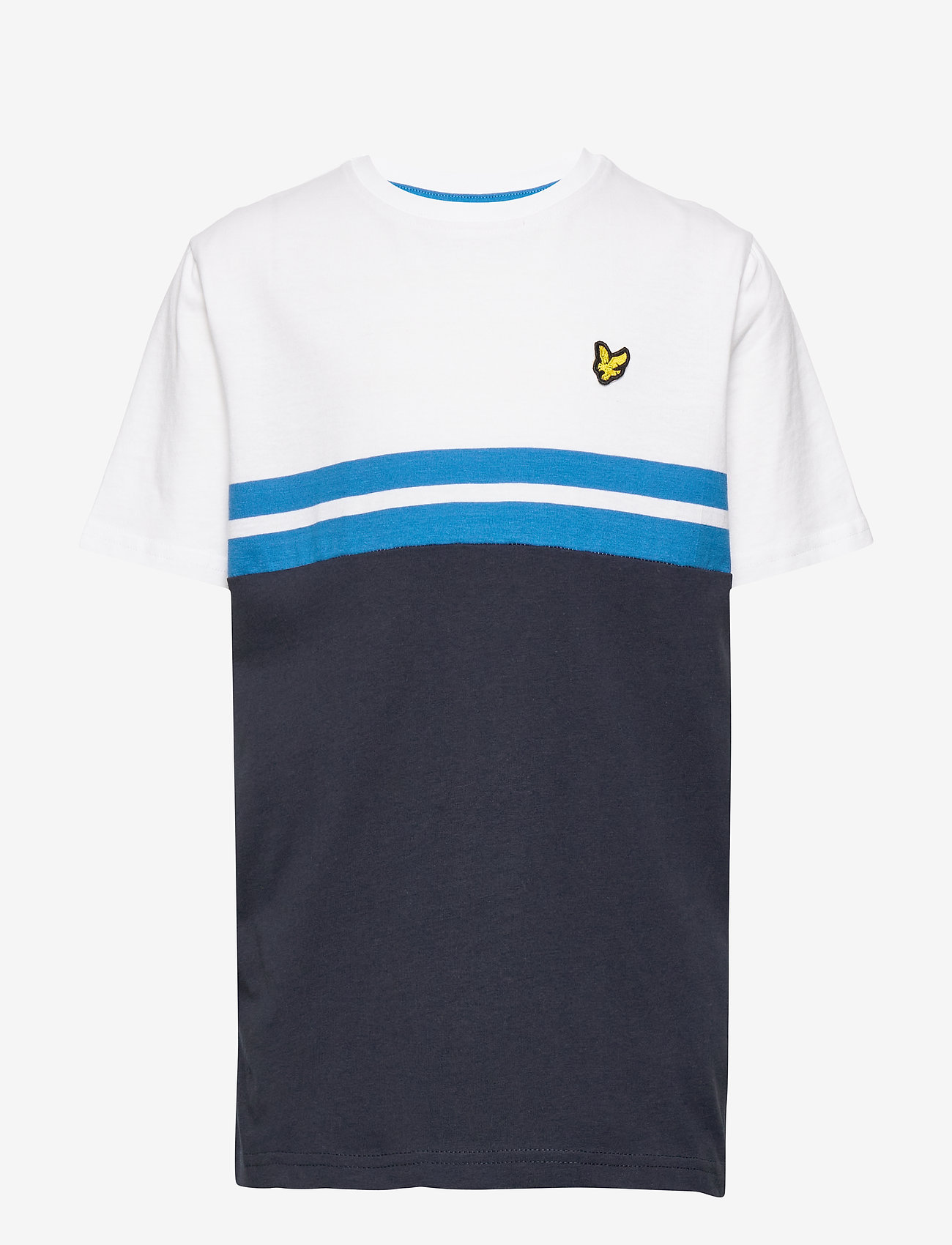 Lyle & Scott Junior - Yoke Stripe T-Shirt Bright White - bright white - 0