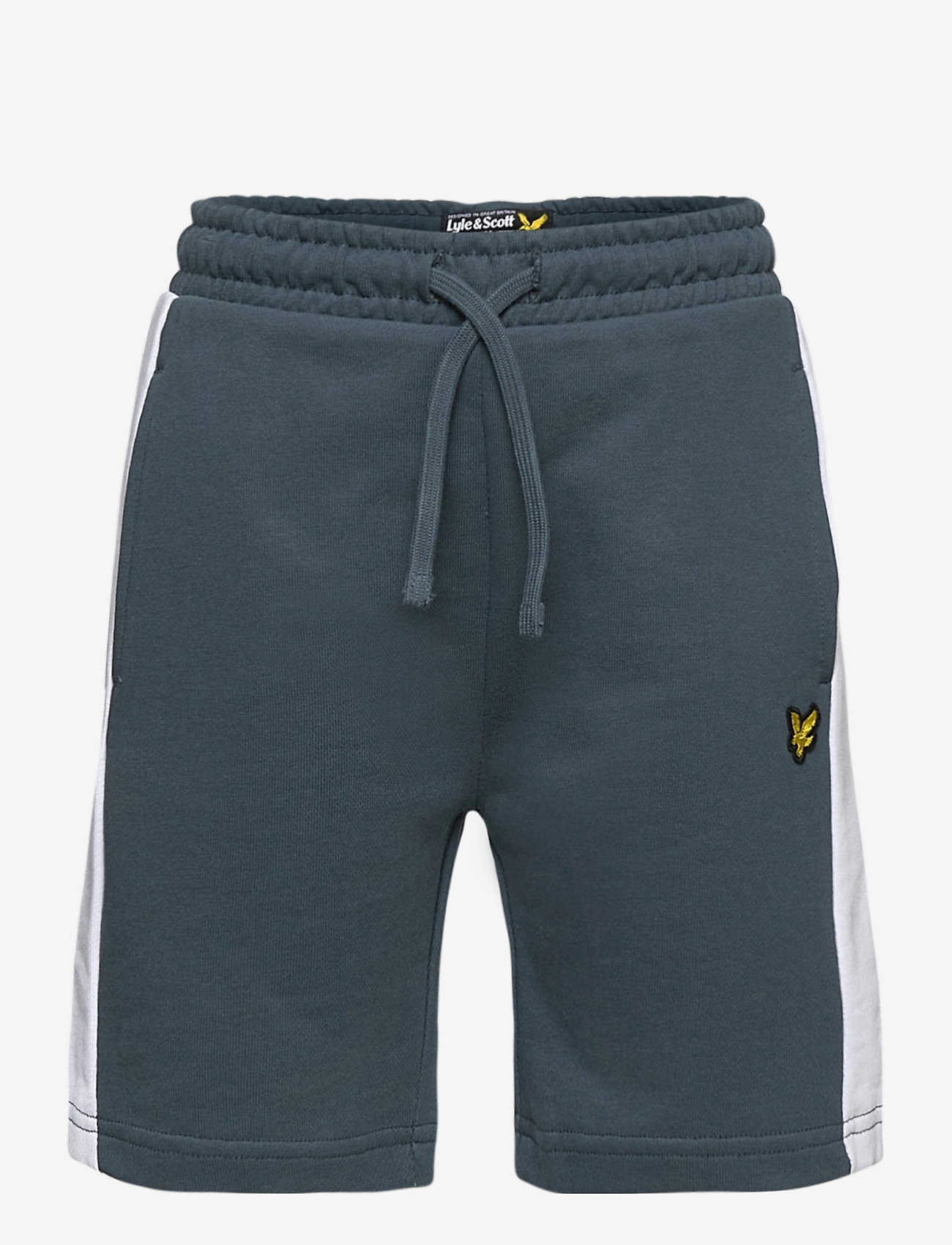 Lyle & Scott Junior - Panel Short Hedge Green - orion blue - 0