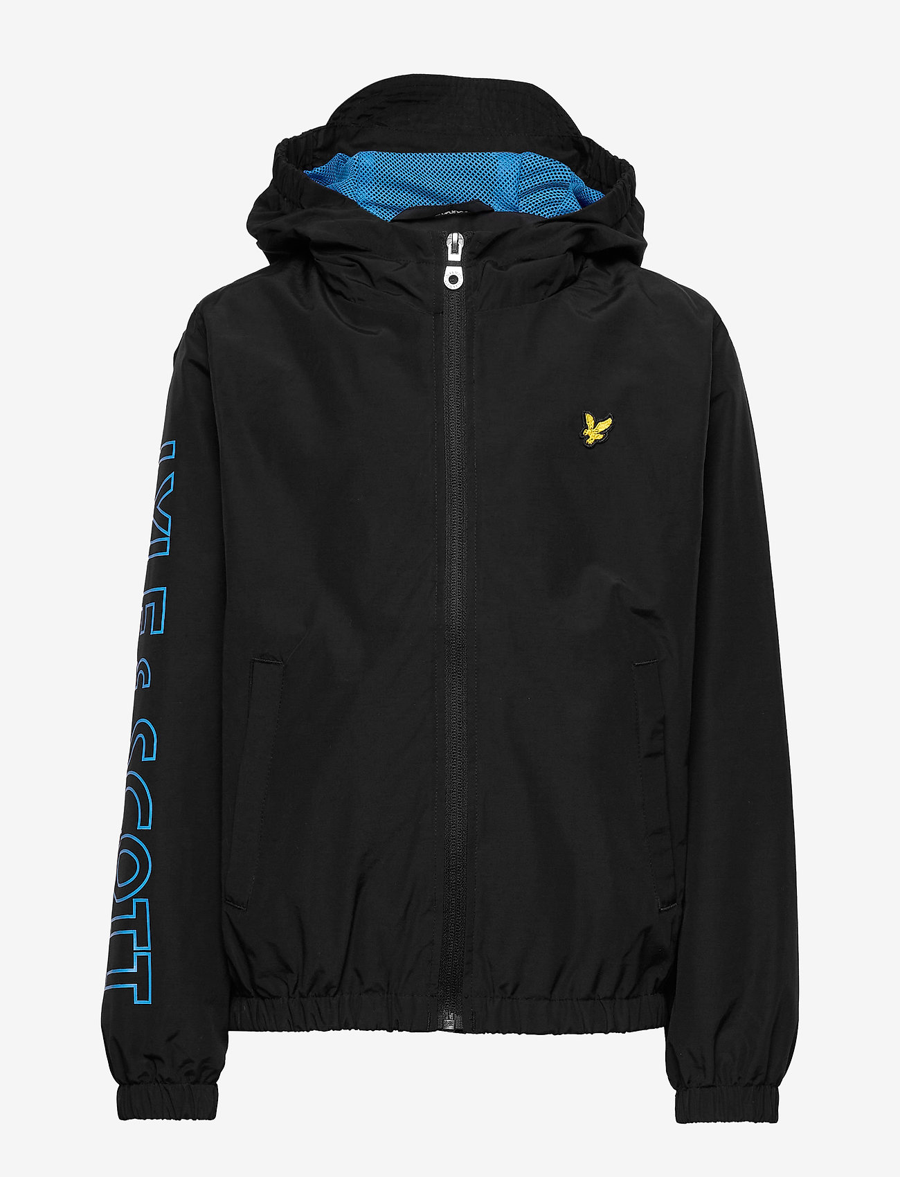 Lyle & Scott Junior - Graphic Zip Through Windcheater Black - black - 0