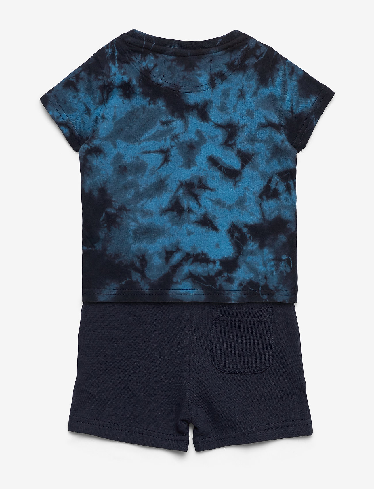 Lyle & Scott Junior - Tie Dye Tee & LB Short Set - navy blazer - 1