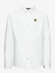 Oxford Long Sleeve Shirt Bright White, Lyle & Scott Junior