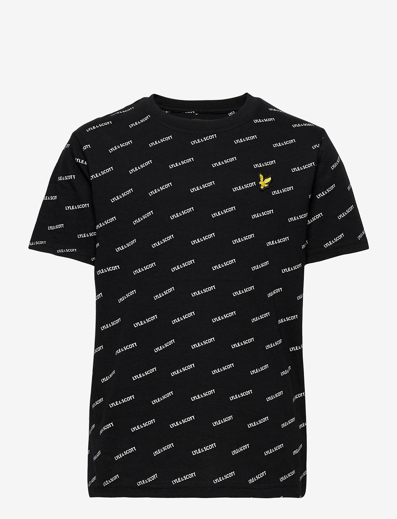 Lyle & Scott Junior - Lyle AOP Tee Black - black - 0
