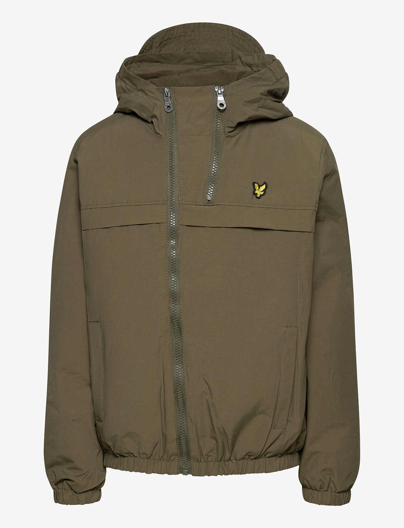 Lyle & Scott Junior - Double Zip Padded Windcheater Black - grape leaf - 0
