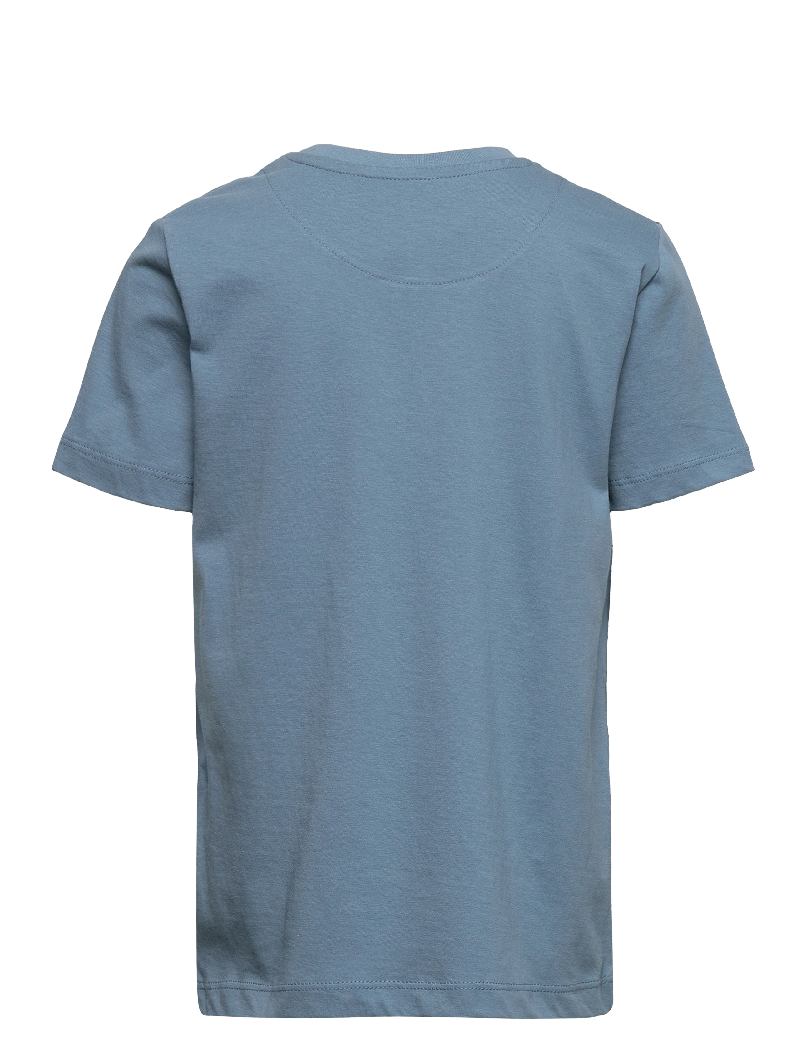 Lyle & Scott Junior - Lyle & Scott Text Tee Bright White - bluestone - 1