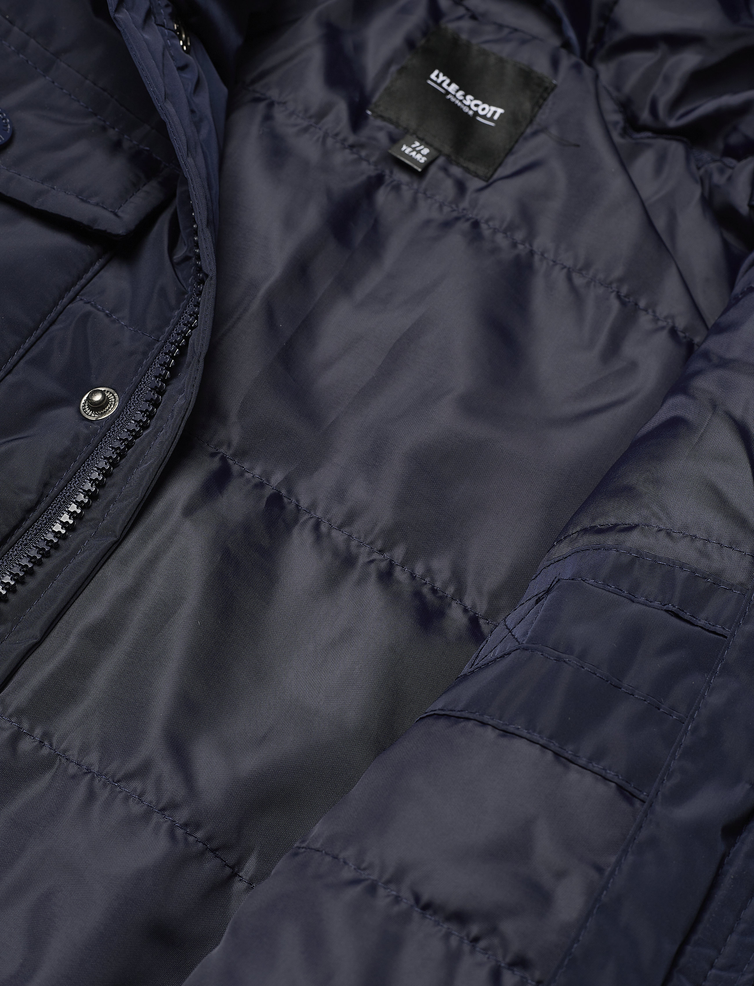Lyle & Scott Junior - Heavyweight Pocket Longline Puffer Navy Blazer - navy blazer - 4