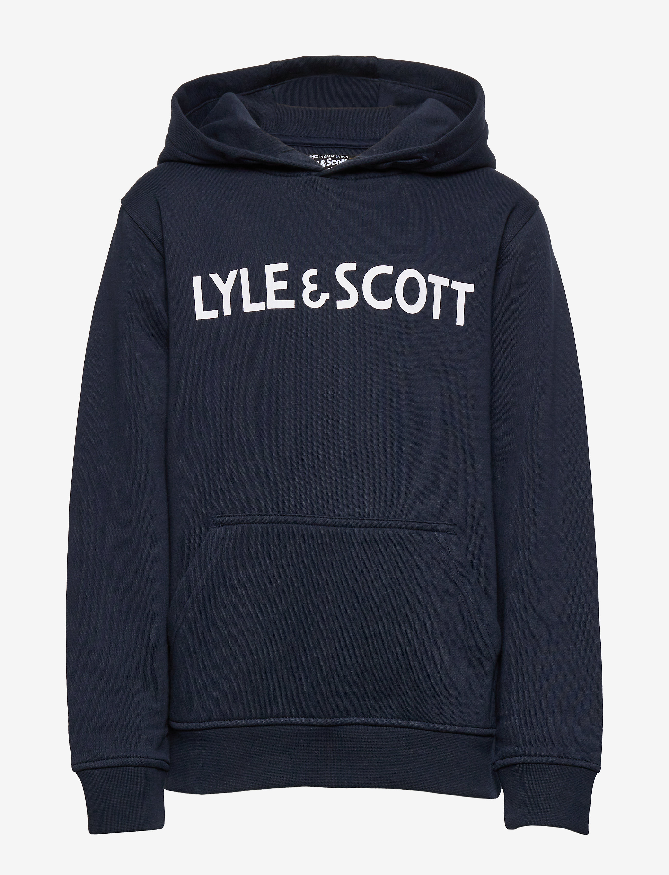 Lyle & Scott Junior - Lyle & Scott Text BB OTH Hoodie - navy blazer - 0
