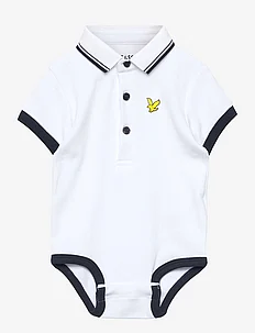 Tipped Polo Romper Hanging, Lyle & Scott Junior
