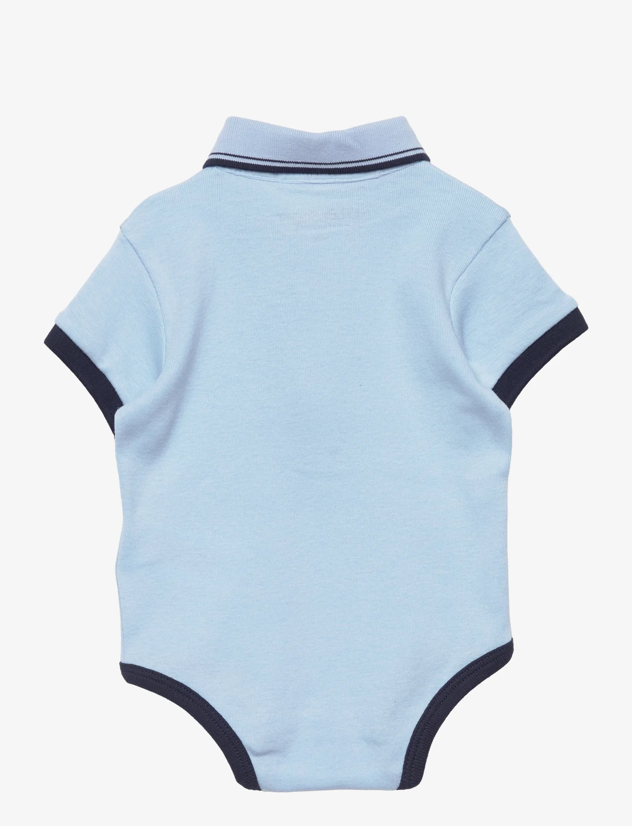 Lyle & Scott Junior - Tipped Polo Romper Hanging - mažiausios kainos - chambray blue - 1