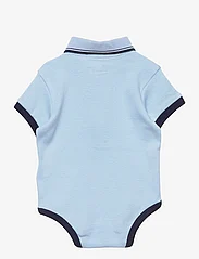 Lyle & Scott Junior - Tipped Polo Romper Hanging - lowest prices - chambray blue - 1