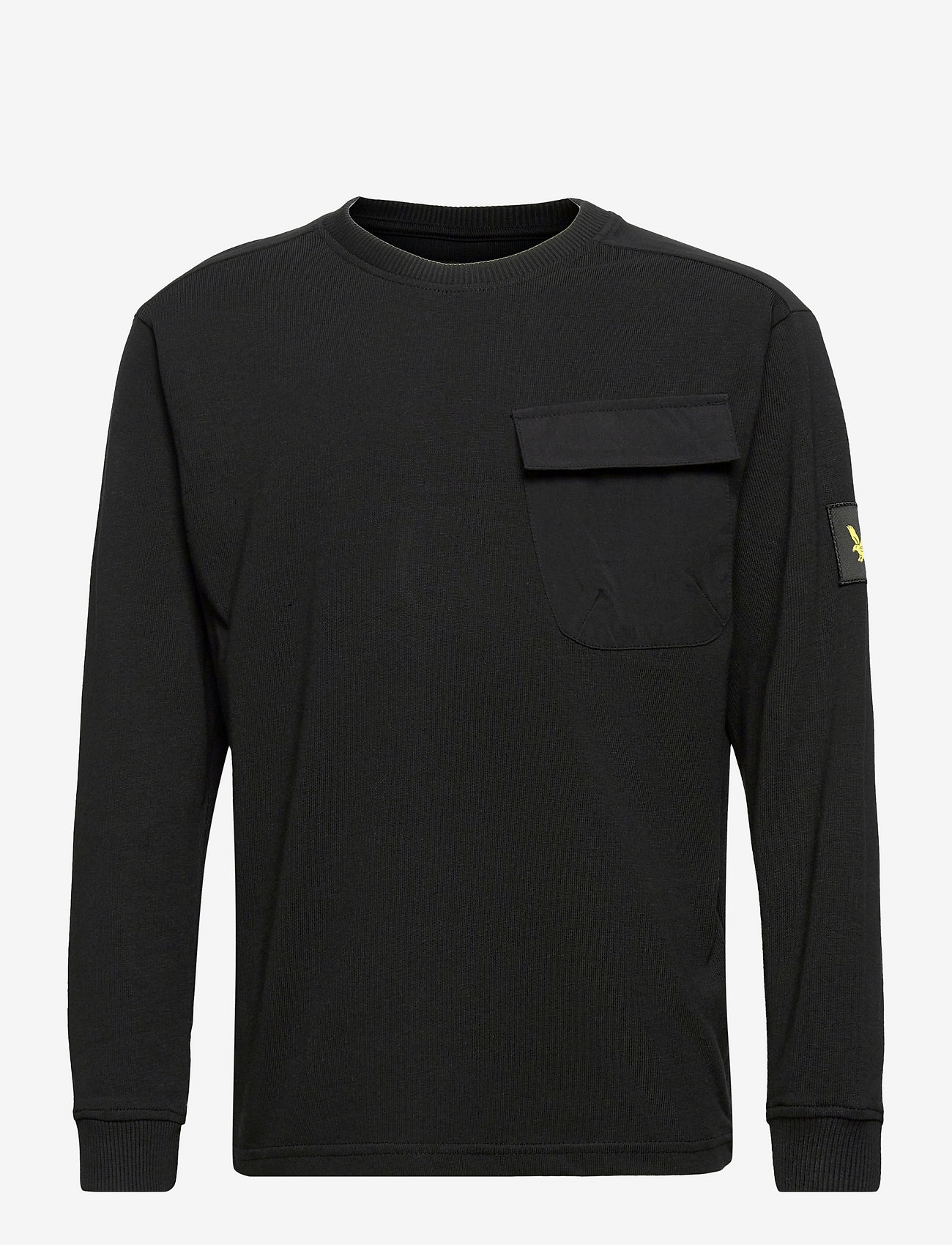 Pocket LS Tee - BLACK