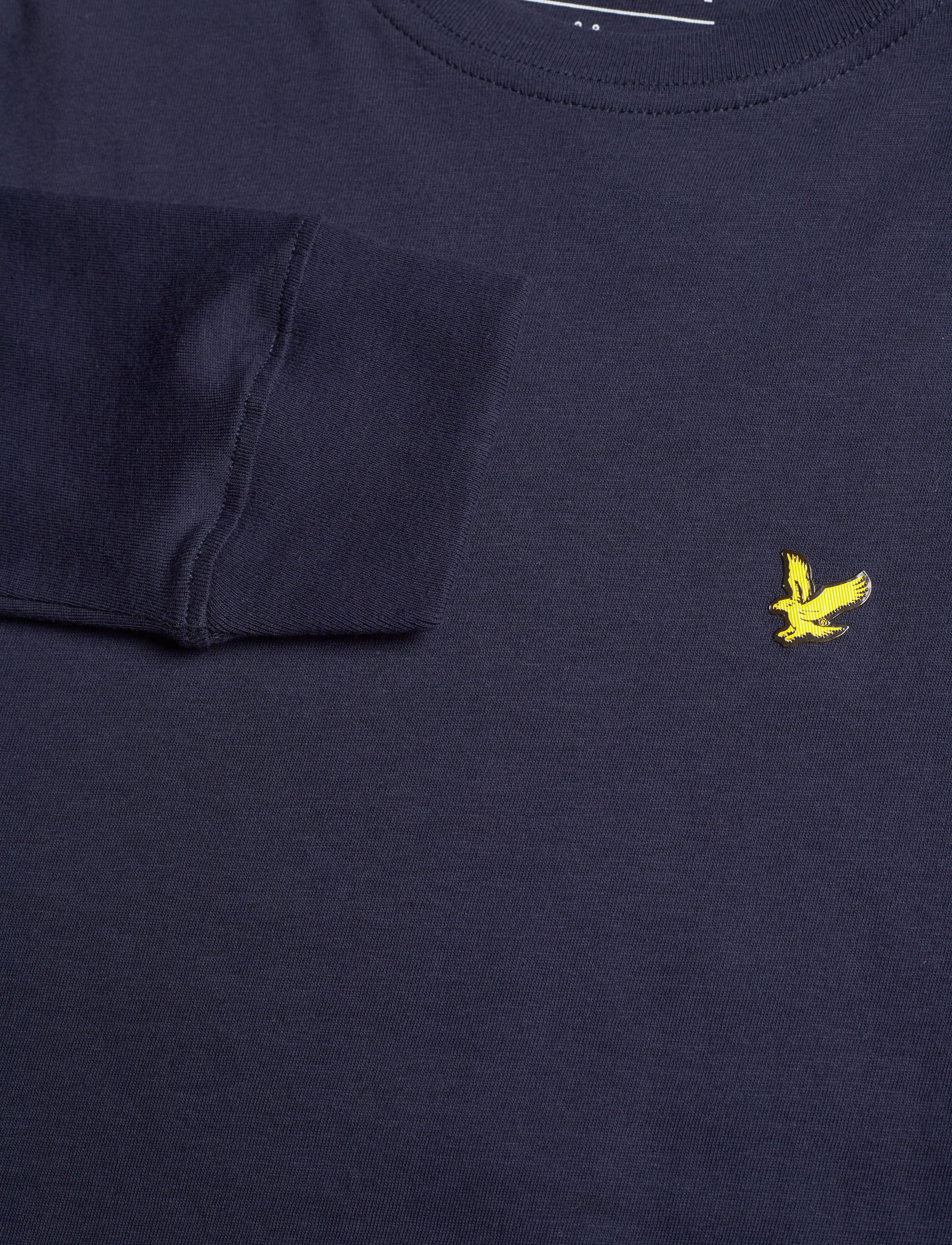 Lyle & Scott Junior - LS Tee and Check Bottoms Lounge Set - navy blazer - 4