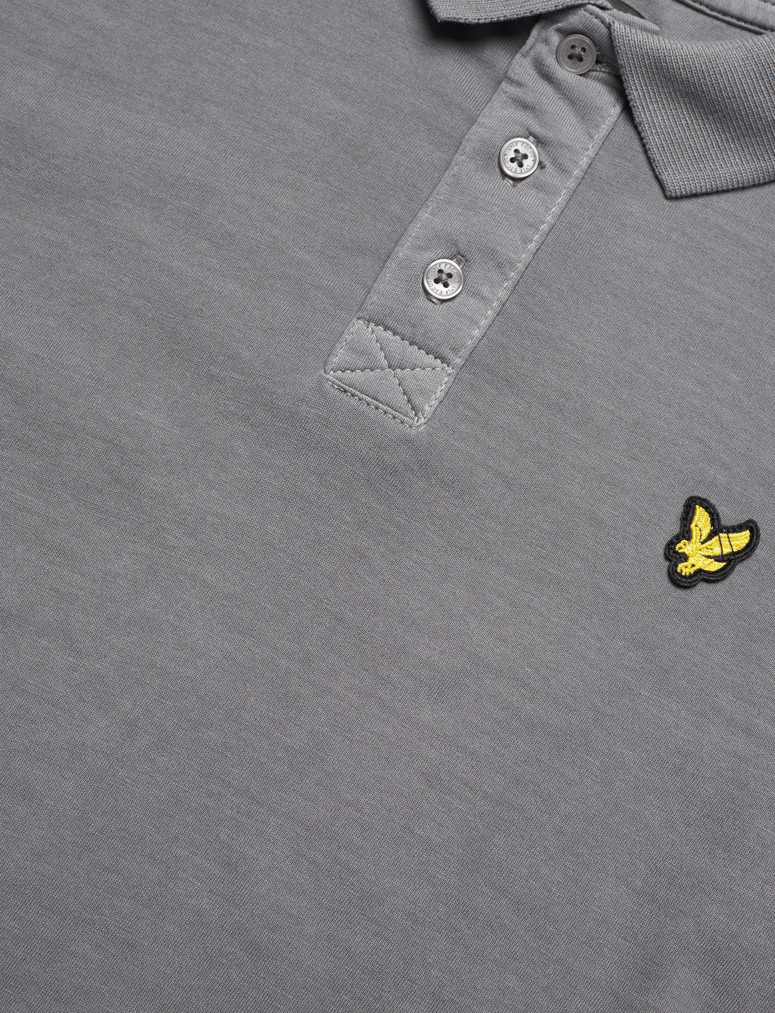 Lyle & Scott Junior - Acid Wash Jersey Polo Shirt - castlerock - 2