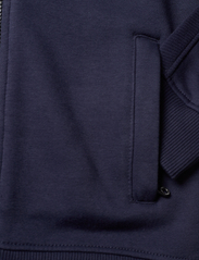 Lyle & Scott Junior - Contrast Ottoman Zip Thru Funnel - sweatshirts - navy blazer - 3