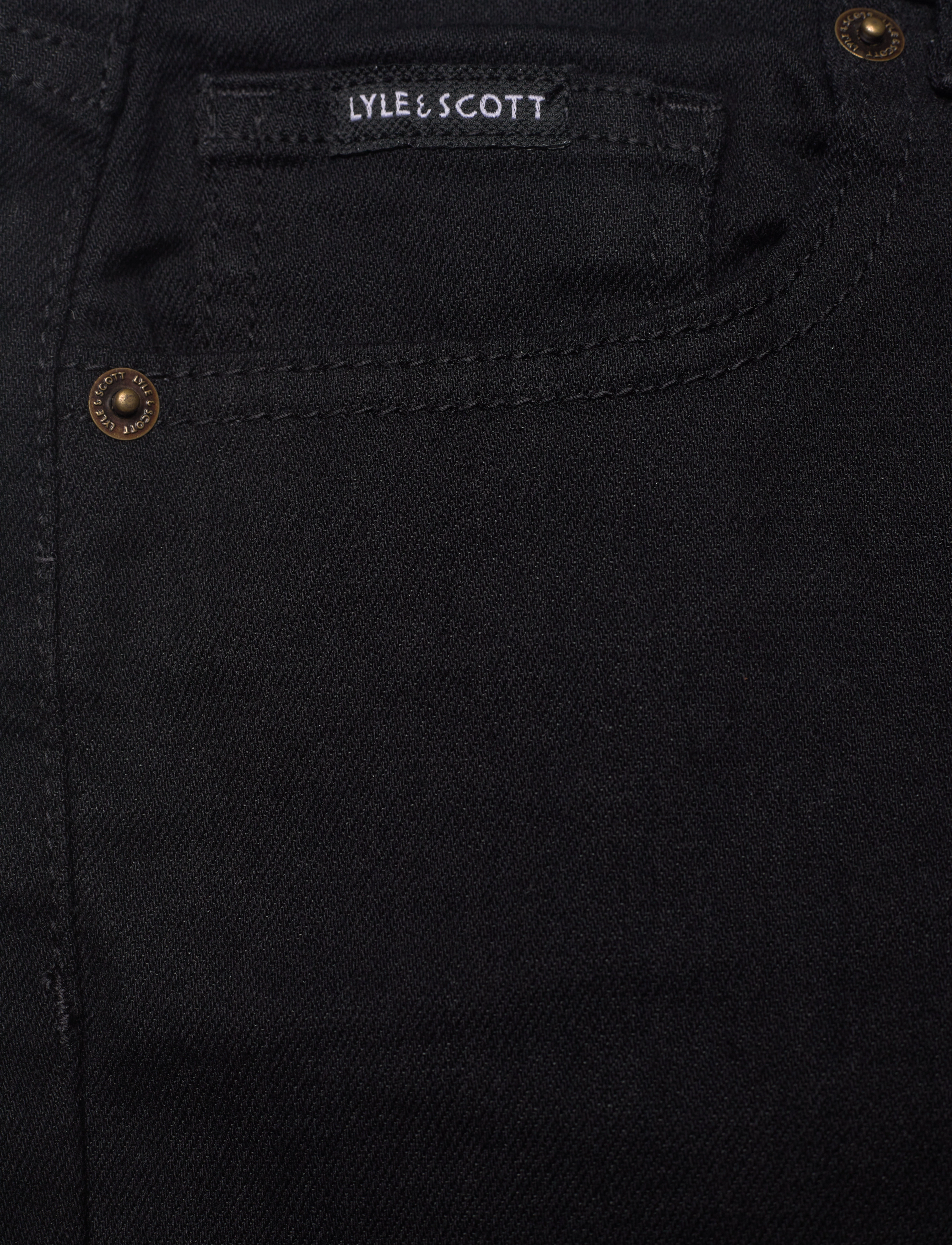 Lyle & Scott Junior - Straight Fit Denim - black wash - 2