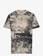 Lyle & Scott Junior - Erosion Print T-Shirt - kortærmede t-shirts - black - 0
