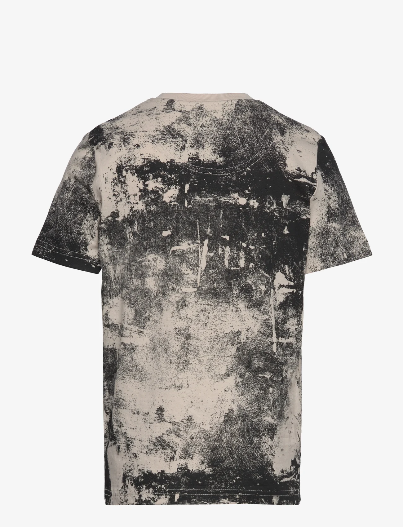 Lyle & Scott Junior - Erosion Print T-Shirt - kortærmede t-shirts - black - 1