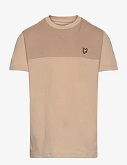 Lyle & Scott Junior - Tonal Panel T-Shirt - kortermede t-skjorter - nomad - 0