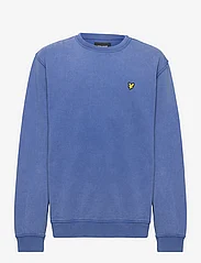 Lyle & Scott Junior - Oversized Acid Wash LB Crew - bluzy - galaxy blue - 0