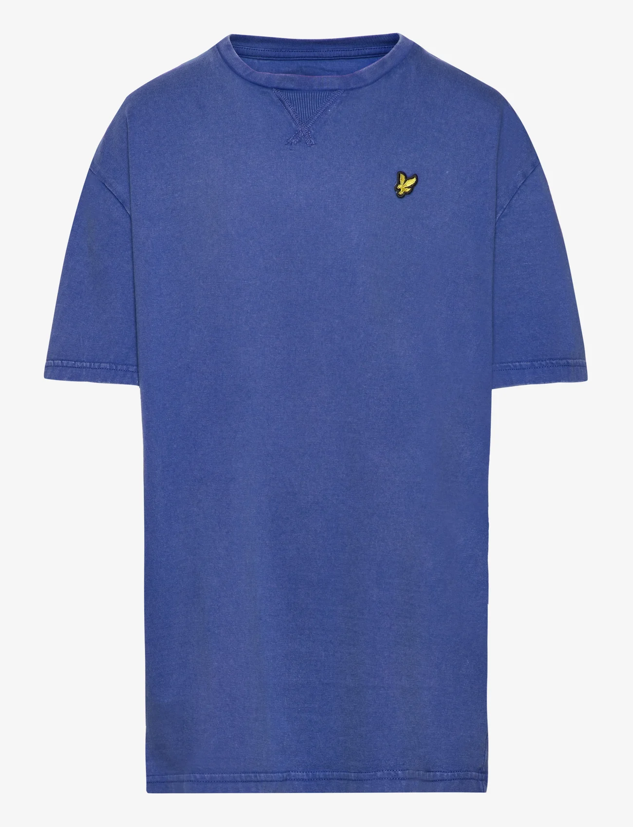 Lyle & Scott Junior - Acid Wash Oversized Tee - short-sleeved t-shirts - galaxy blue - 0