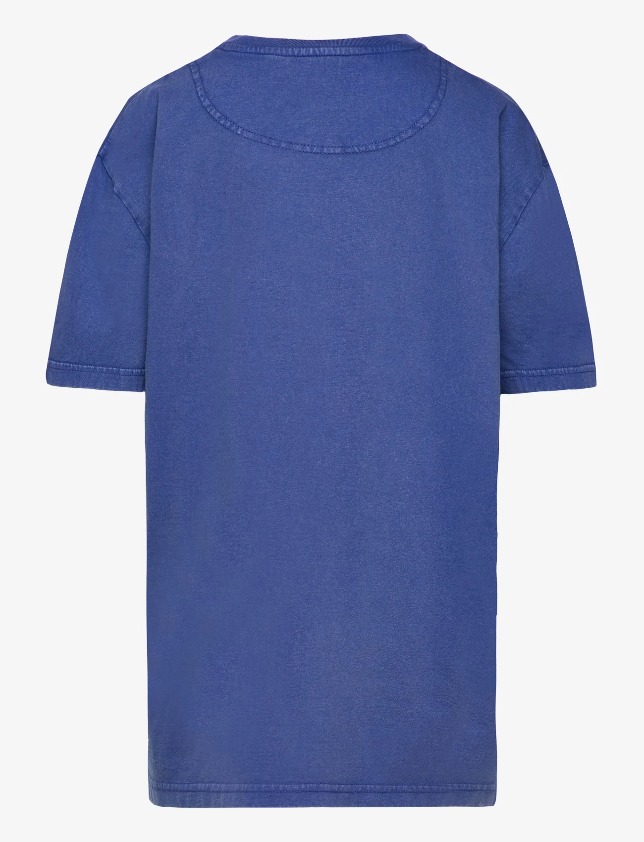 Lyle & Scott Junior - Acid Wash Oversized Tee - kortærmede t-shirts - galaxy blue - 1