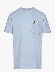 Lyle & Scott Junior - Marl Tee - kortärmade t-shirts - chambray blue - 0