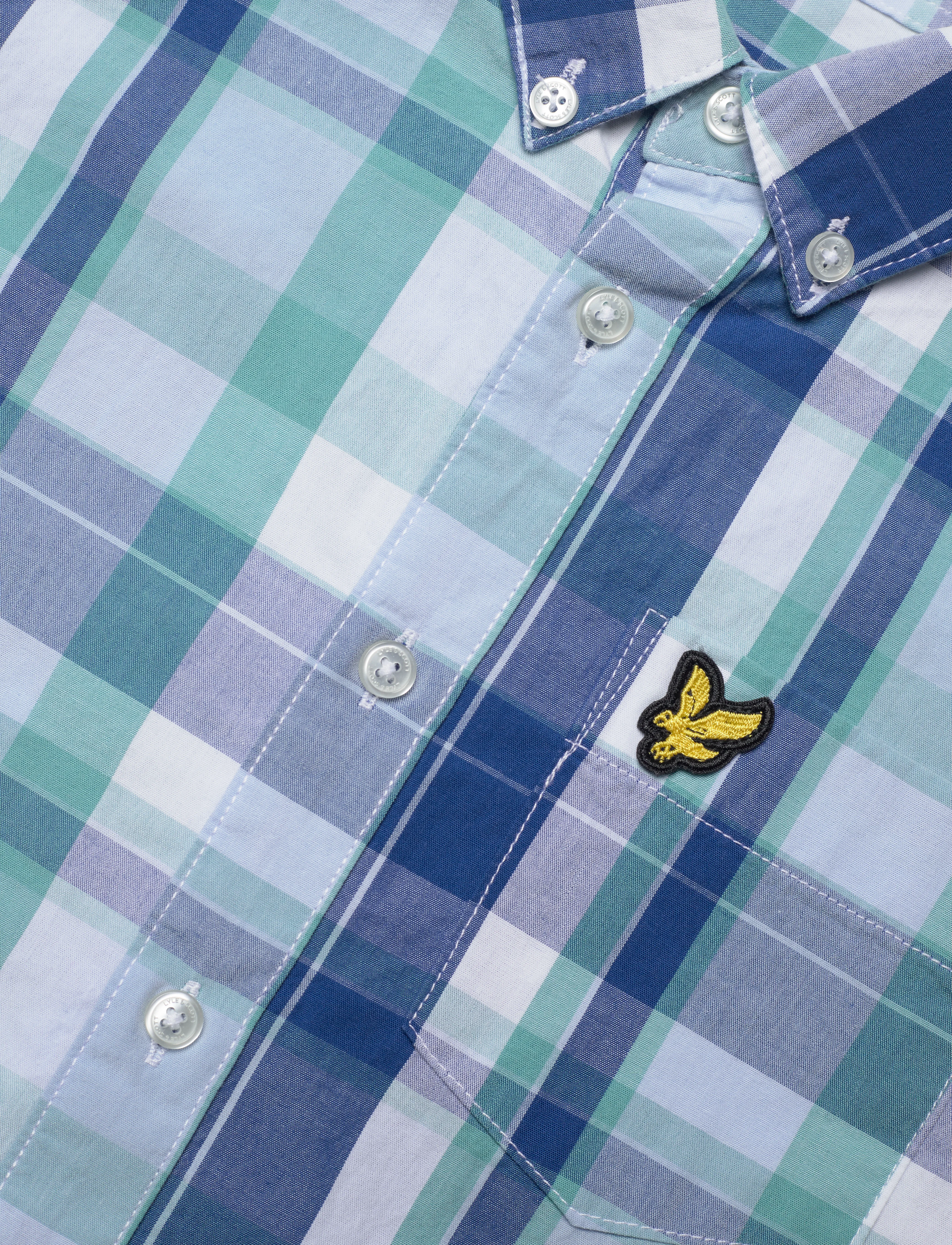 Lyle & Scott Junior - Check Shirt - chambray blue - 2