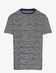 Lyle & Scott Junior - Stripe Tee - kortermede t-skjorter - navy blazer - 0