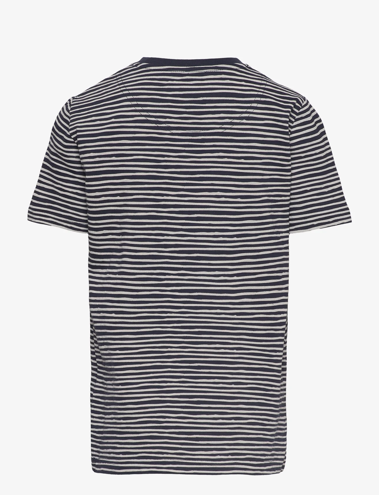Lyle & Scott Junior - Stripe Tee - short-sleeved t-shirts - navy blazer - 1