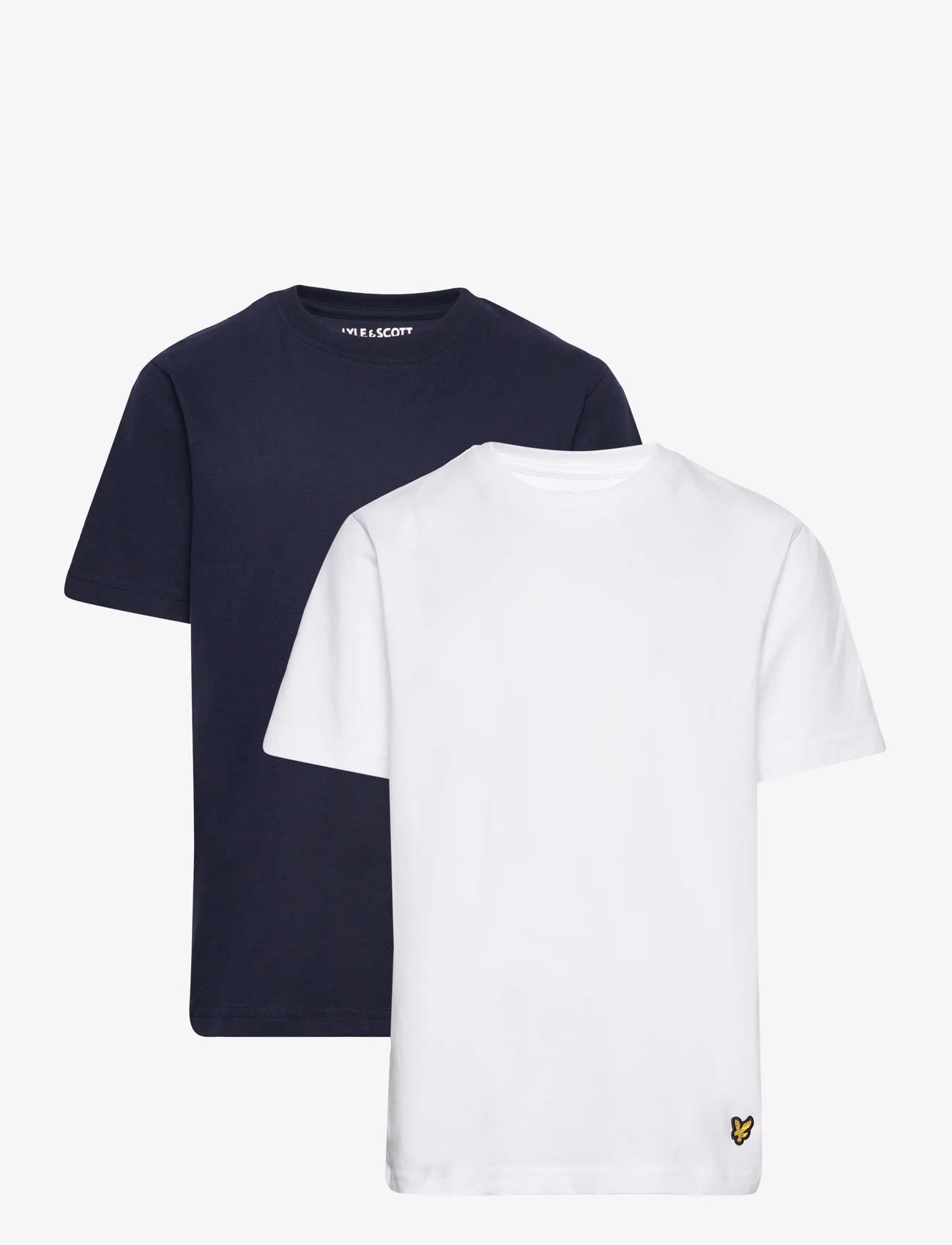 Lyle & Scott Junior - 2 Pack SS Lounge T-Shirt - kortærmede t-shirts - navy blazer - 0