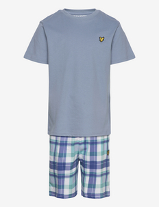 SS Tee and Check Lounge Set, Lyle & Scott Junior