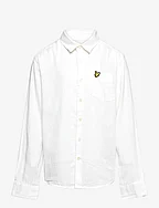 Linen LS Shirt - BRIGHT WHITE