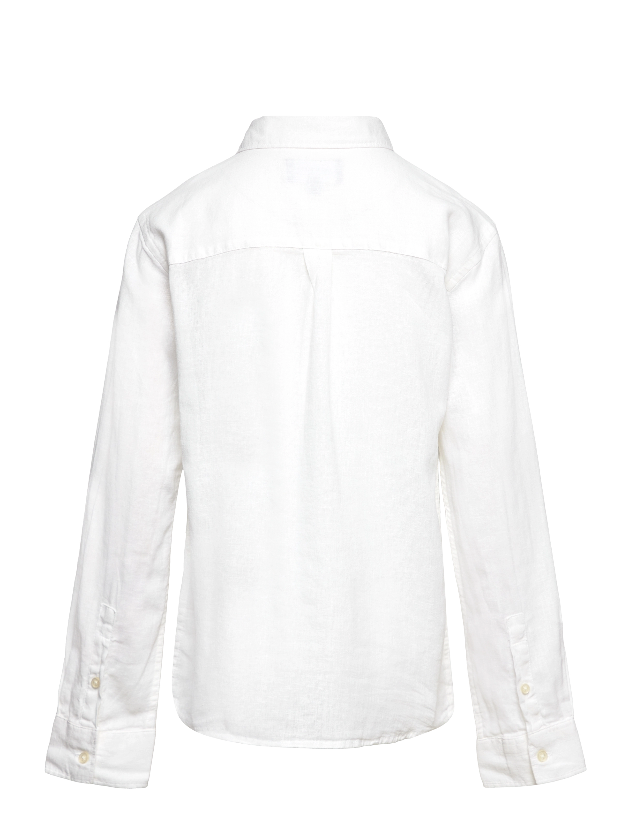 Lyle & Scott Junior - Linen LS Shirt - bright white - 1