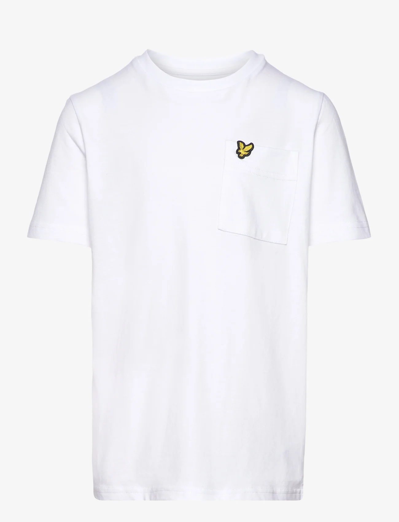 Lyle & Scott Junior - Pocket Tee - kortärmade t-shirts - bright white - 0