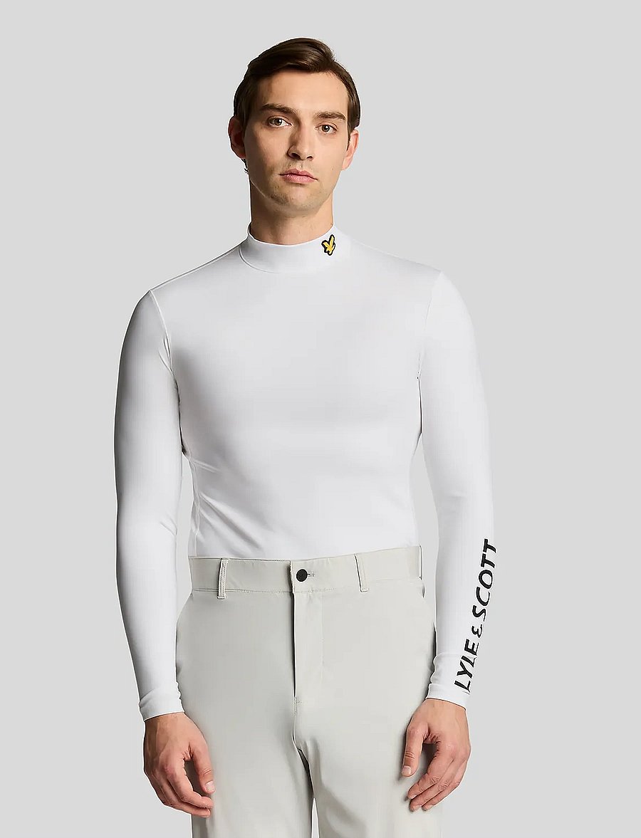 Lyle & Scott Sport - Tech Baselayer - funktionsunterwäsche - oberteile - white - 0