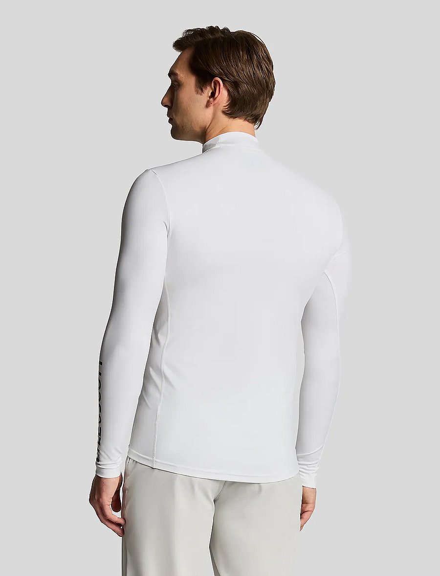 Lyle & Scott Sport - Tech Baselayer - funktionsunterwäsche - oberteile - white - 4