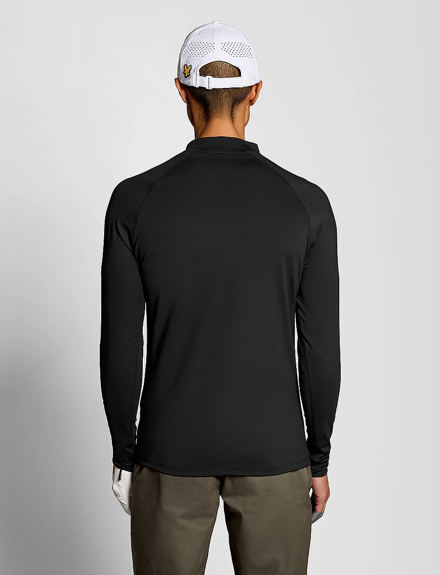 Lyle & Scott Sport - TECH BASELAYER - aluskihina kantavad alussärgid - jet black - 3
