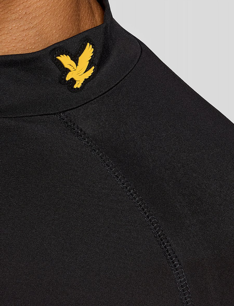 Lyle & Scott Sport - TECH BASELAYER - aluskihina kantavad alussärgid - jet black - 5